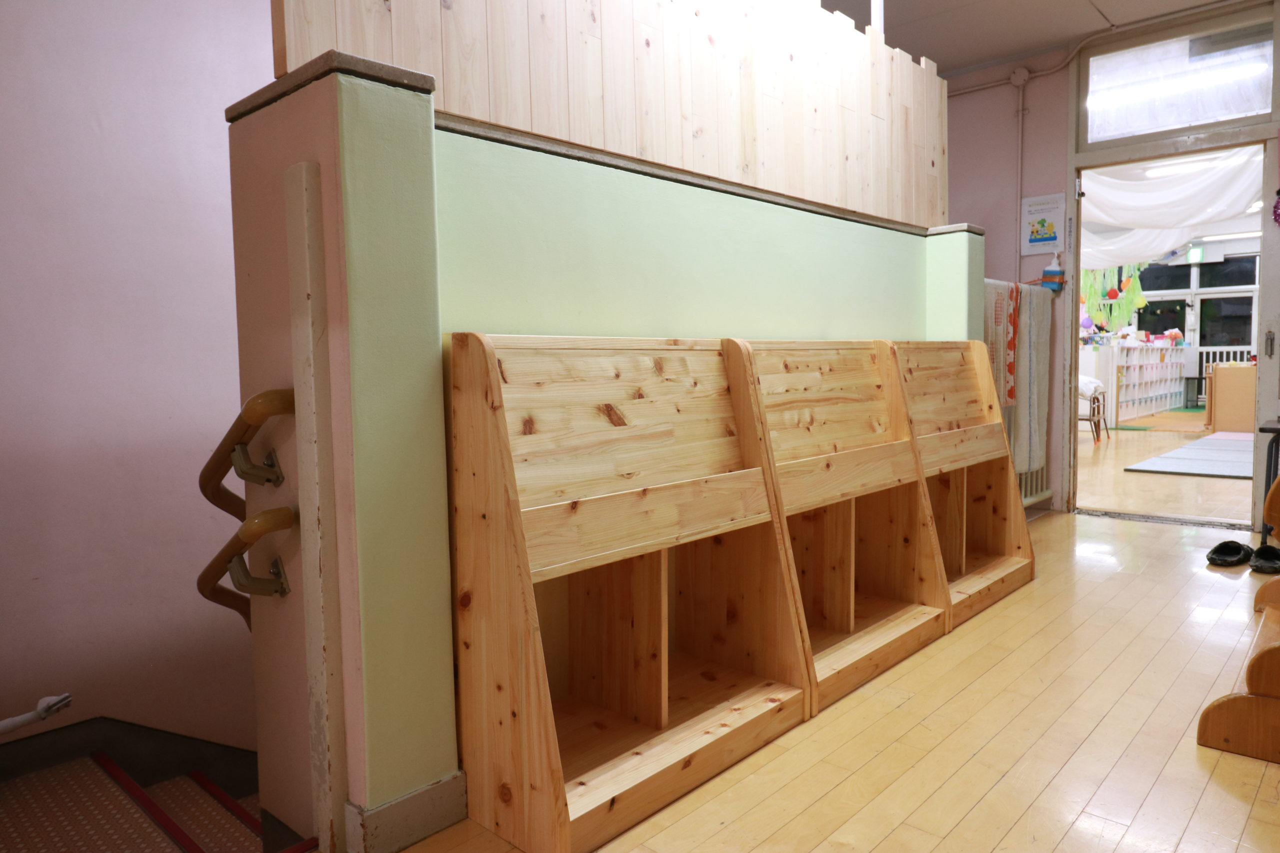 木製家具 大阪市阿倍野区 三明保育園様